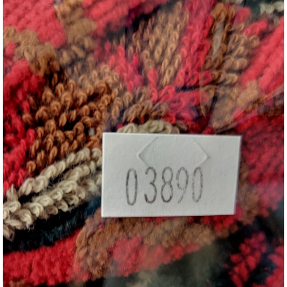 Vintage Cypress Aztec Robe One Size Southwest PrintBoho Bath Terry Cloth Moose - Picture 13 of 13